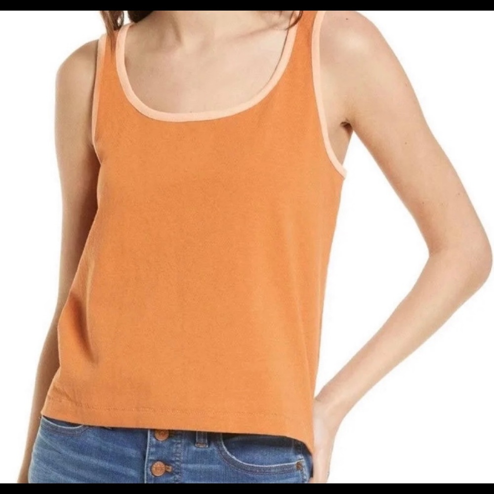 Orange Madewell Retro Tank
